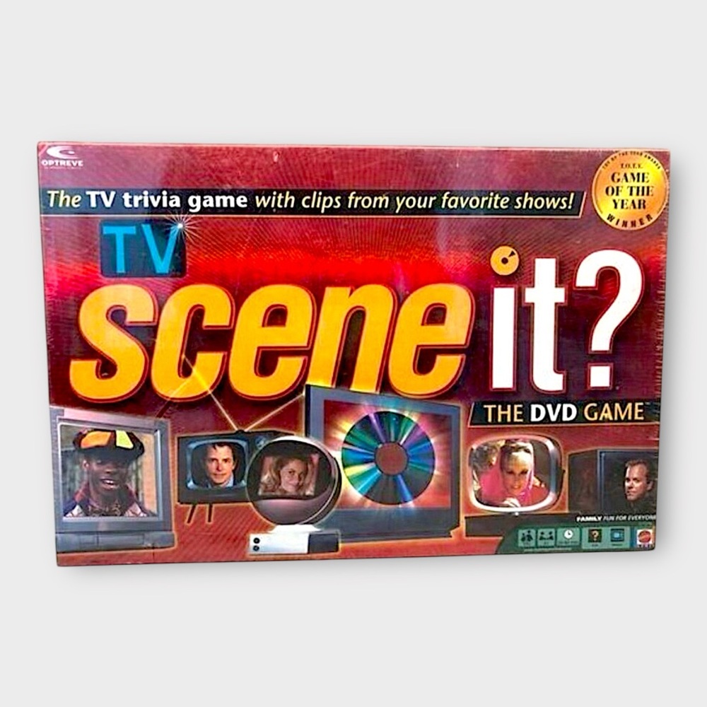 Scene It DVD Board Game Trivia 2005 Sealed Family Boardgame 100% Complete New